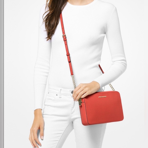 Michael Kors Red Crossbody - Picture 3 of 8